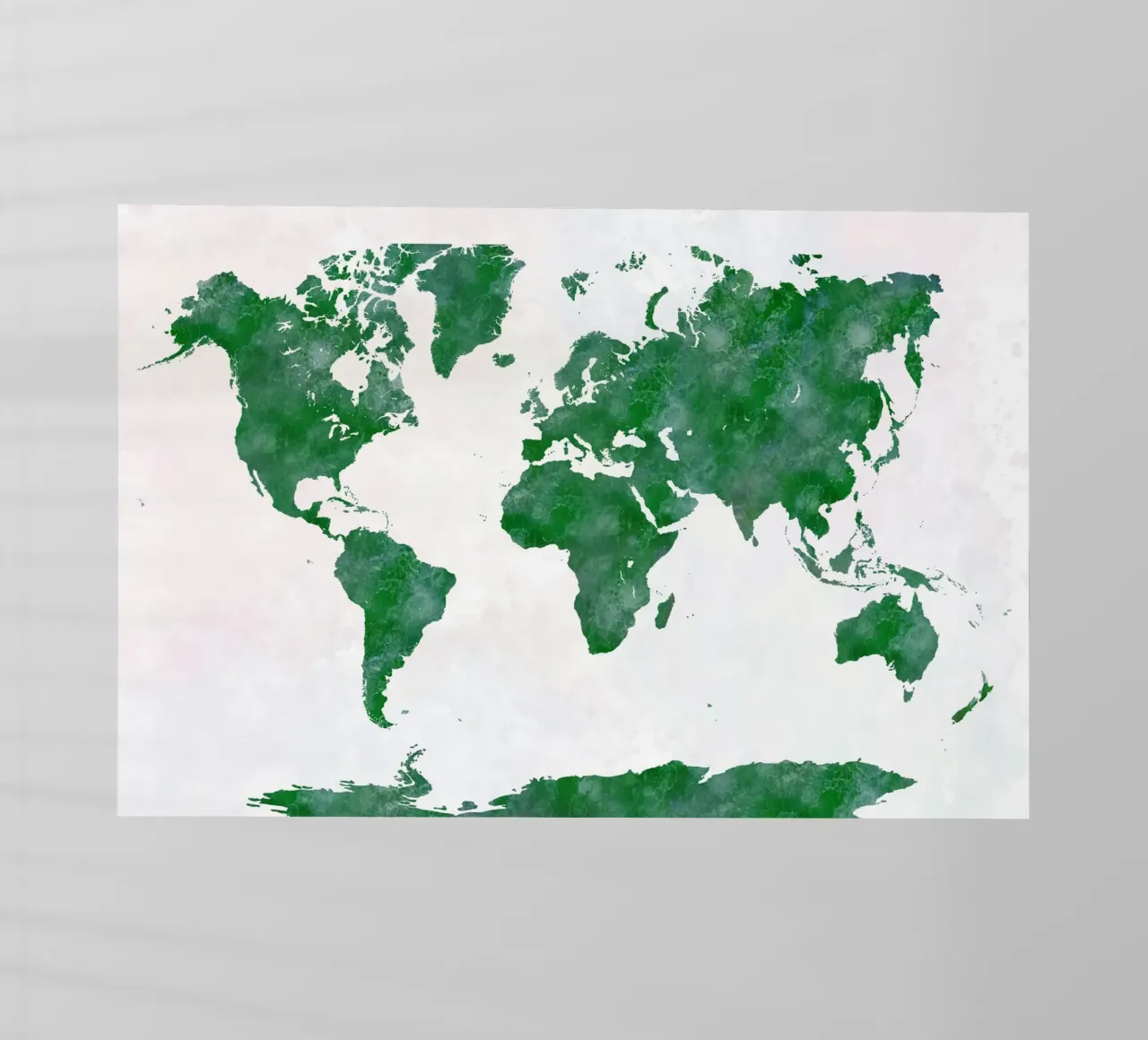 Mappa del mondo ad acquerello pellicola backlit da 🎁 ARTVI-SHOP