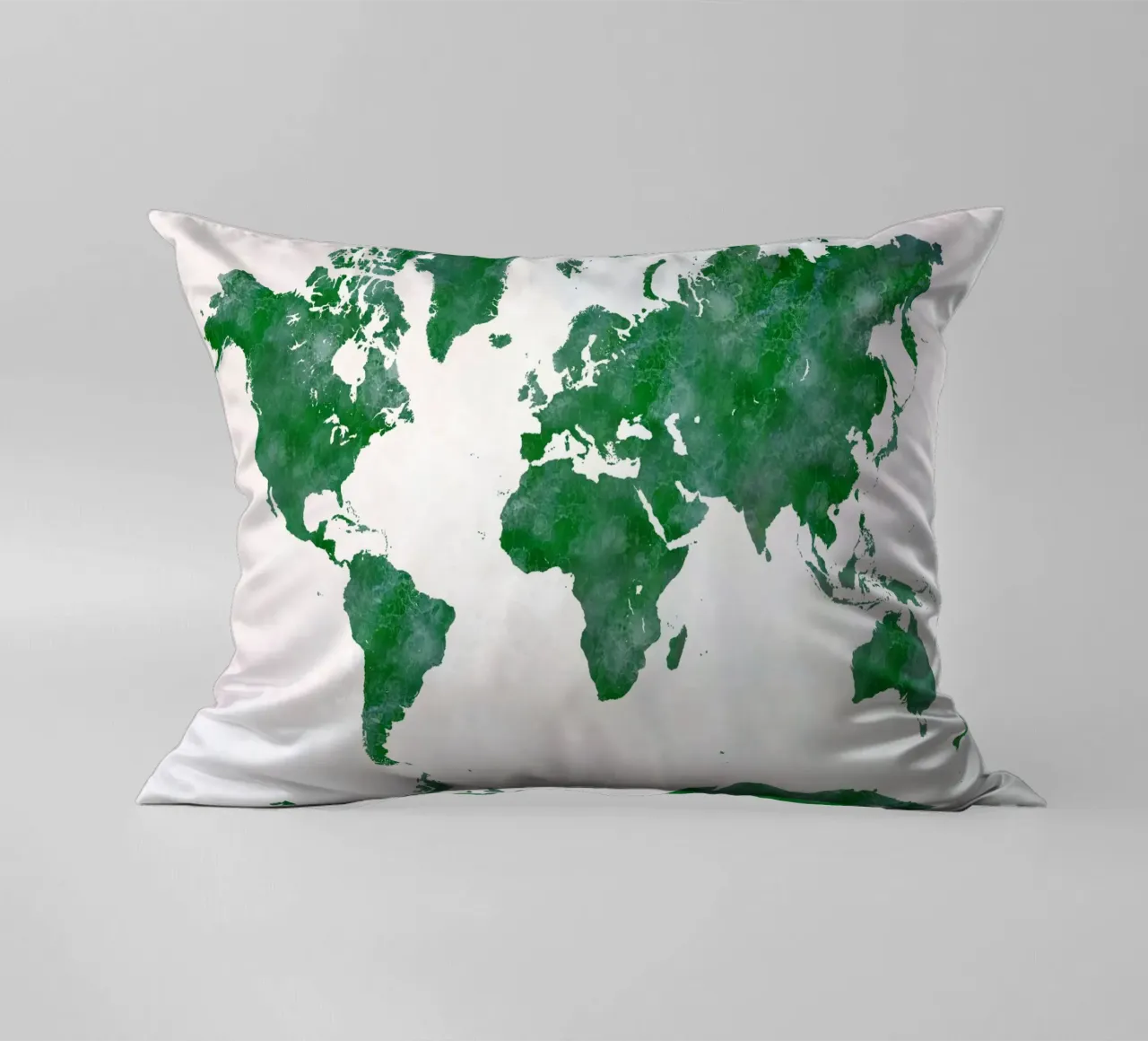 Mappa del mondo ad acquerello cuscino da 🎁 ARTVI-SHOP