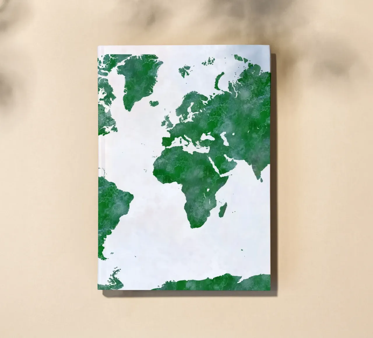World map in watercolor notebook by 🎁 ARTVI-SHOP