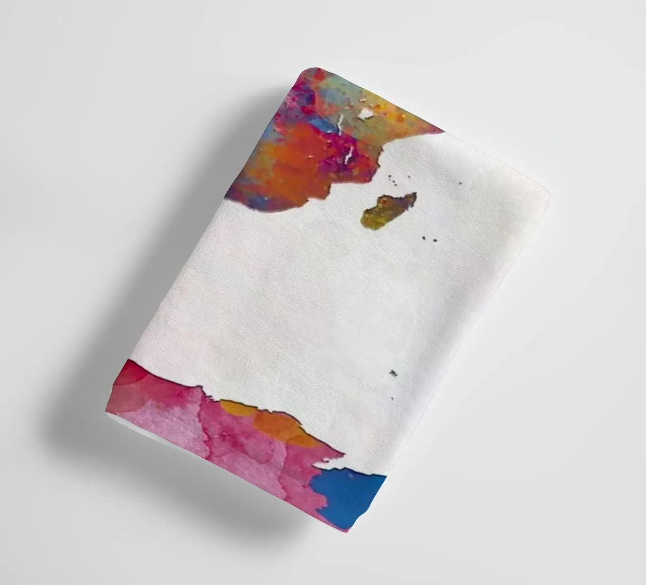 World map in watercolor towel by 🎁 ARTVI-SHOP
