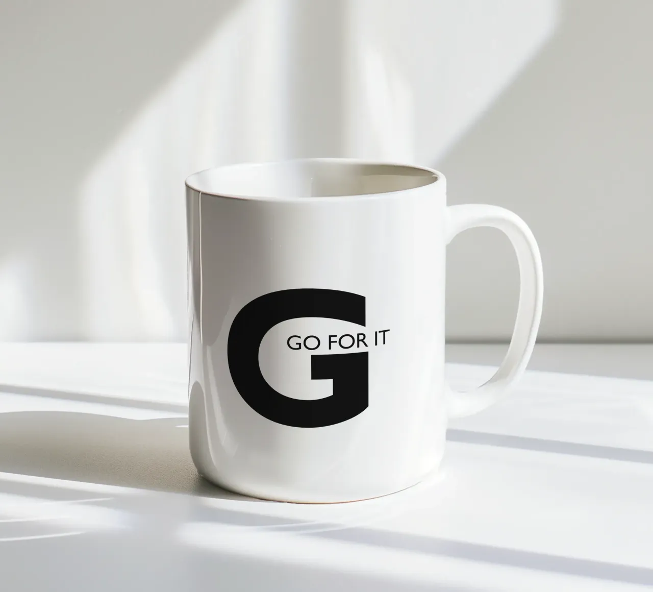 GO FOR IT mug en céramique de Meridian Design