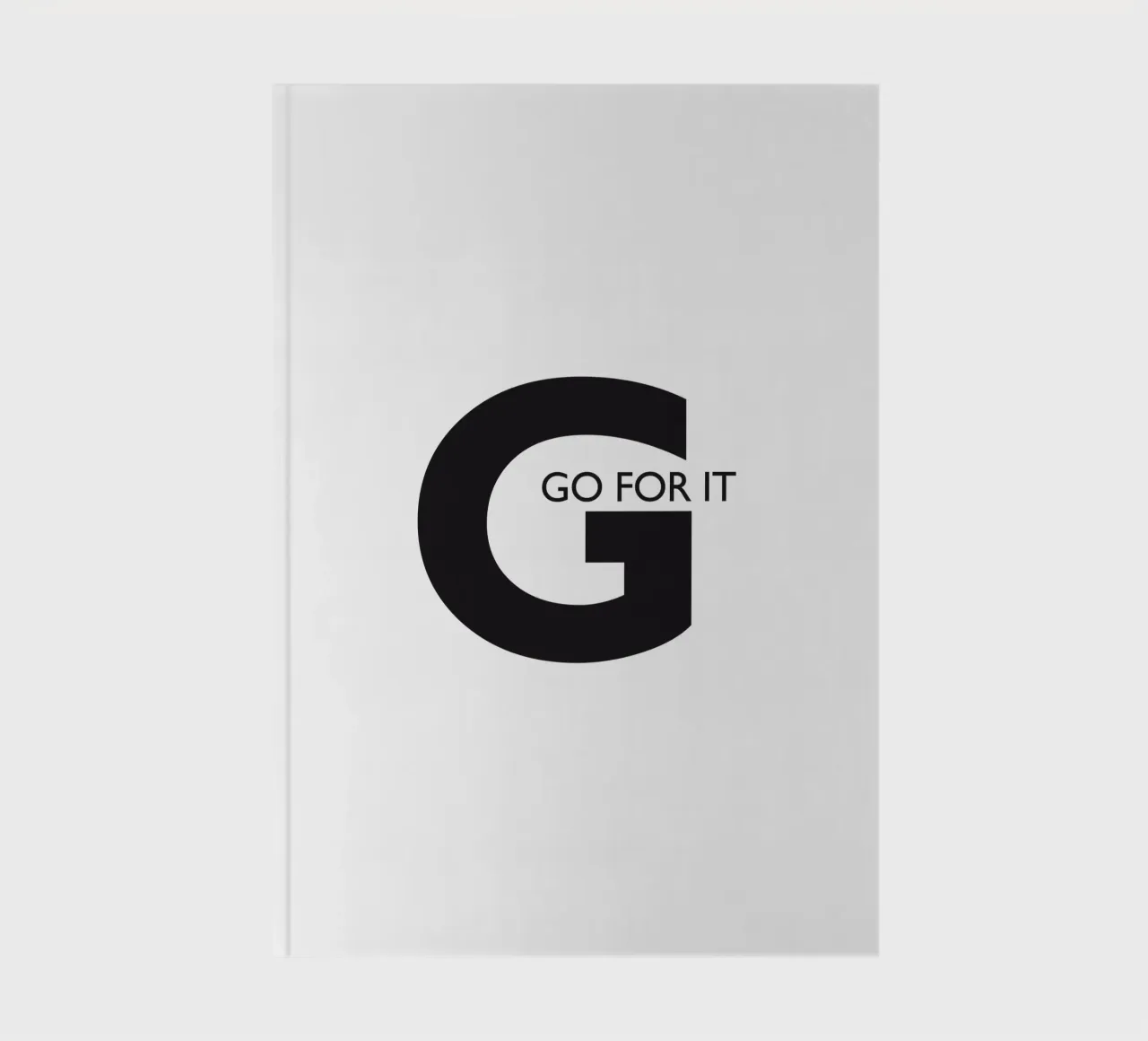 GO FOR IT carnet de notes de Meridian Design