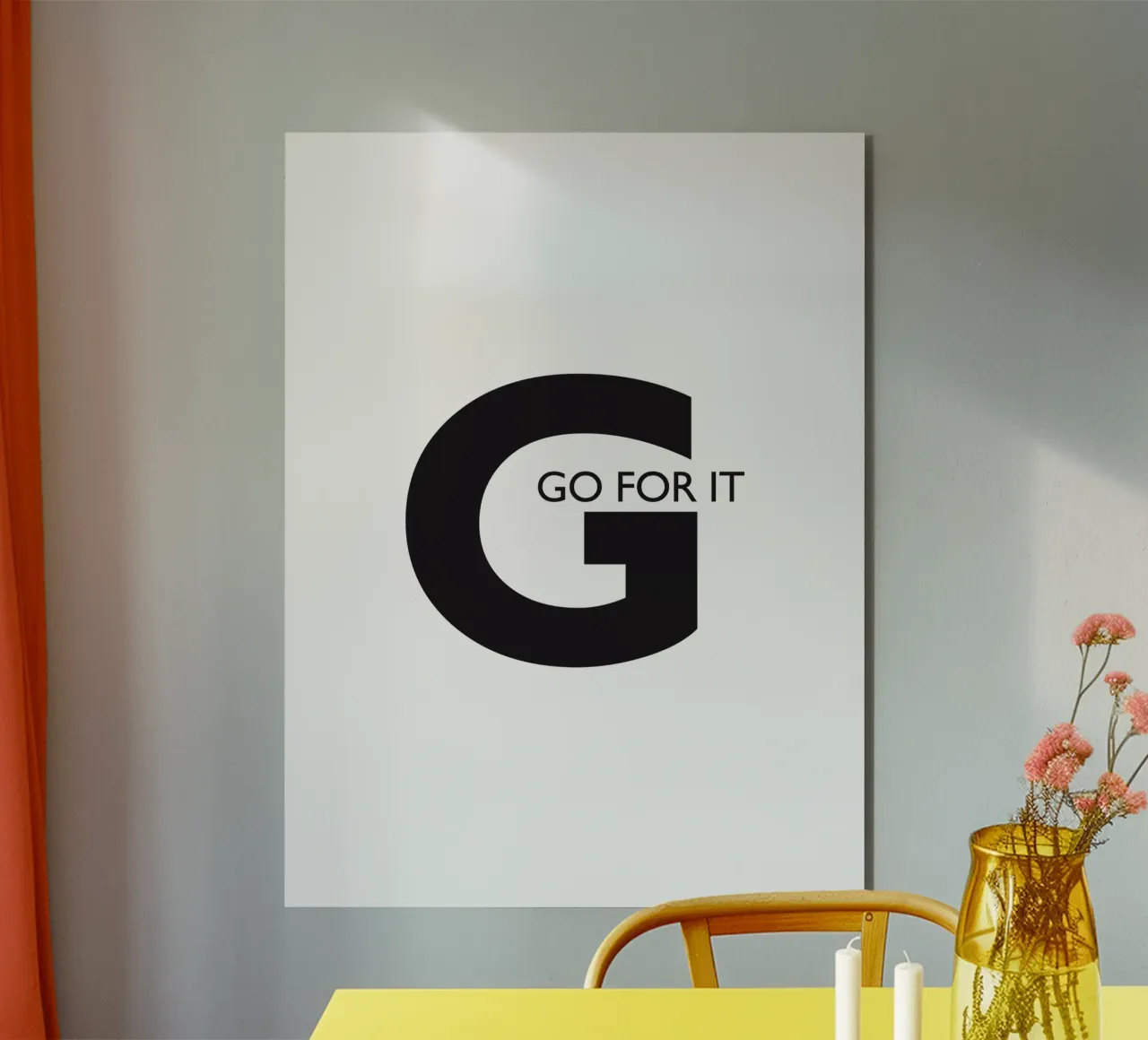 GO FOR IT alluminio dibond da Meridian Design