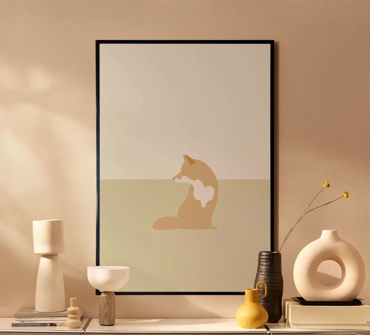 Rød Ræv Poster von Swen Swensøn