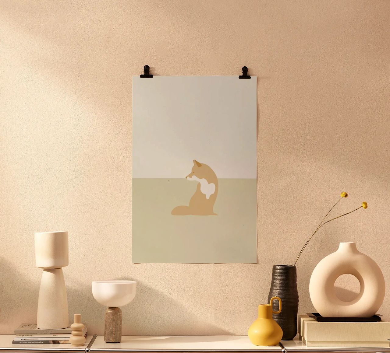 Rød Ræv Poster von Swen Swensøn