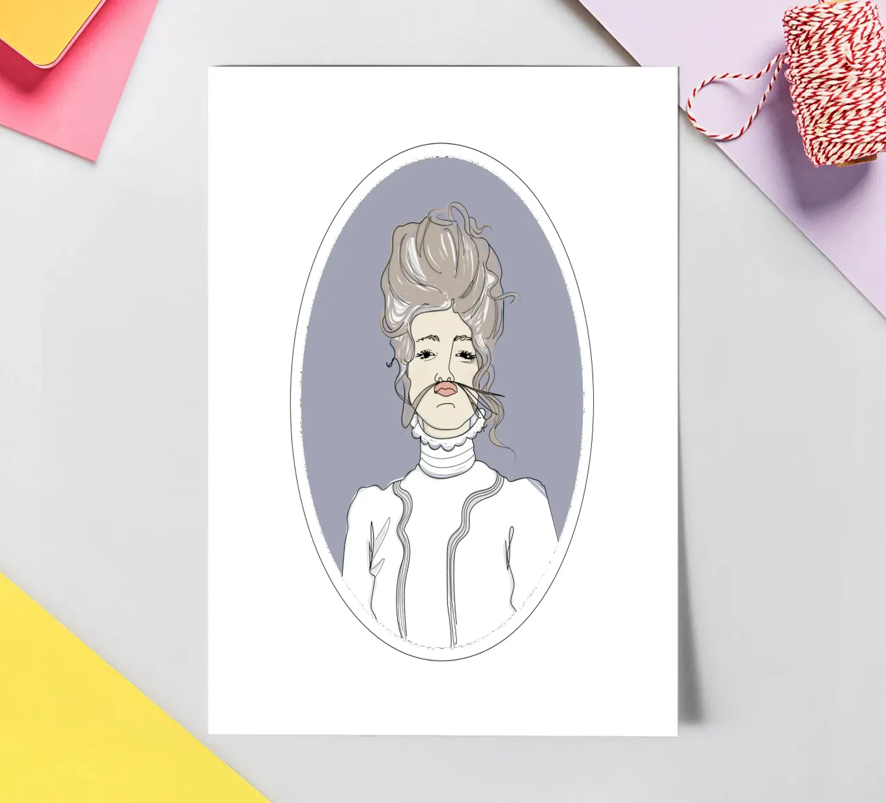 Victorian Vivvi sticker sheet by Christina Heitmann