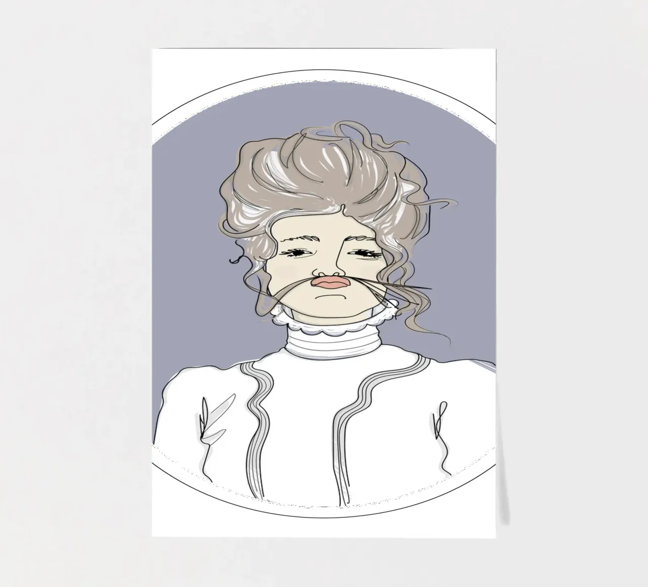 Victorian Vivvi sticker sheet by Christina Heitmann