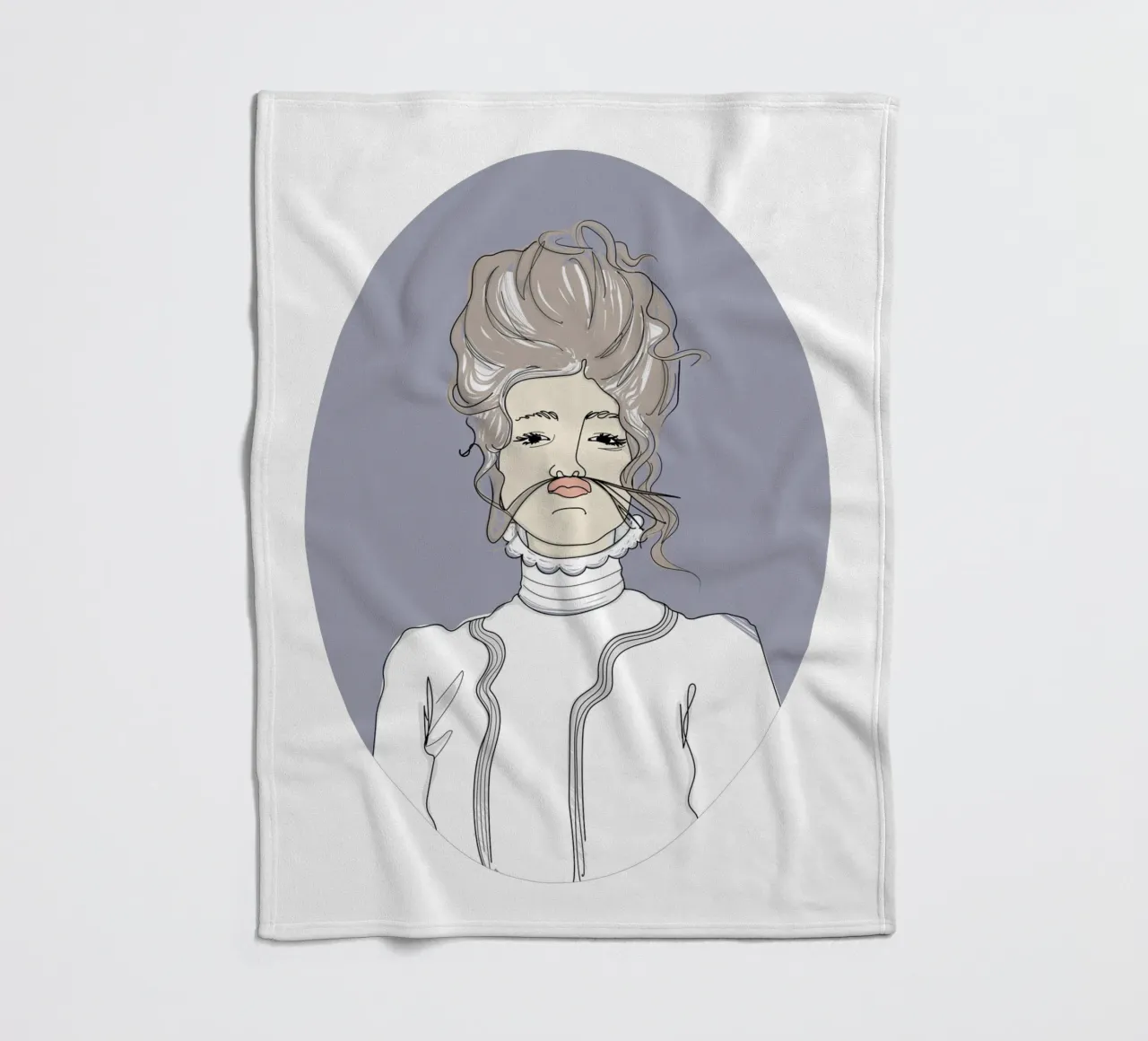 Victorian Vivvi fleece blanket by Christina Heitmann