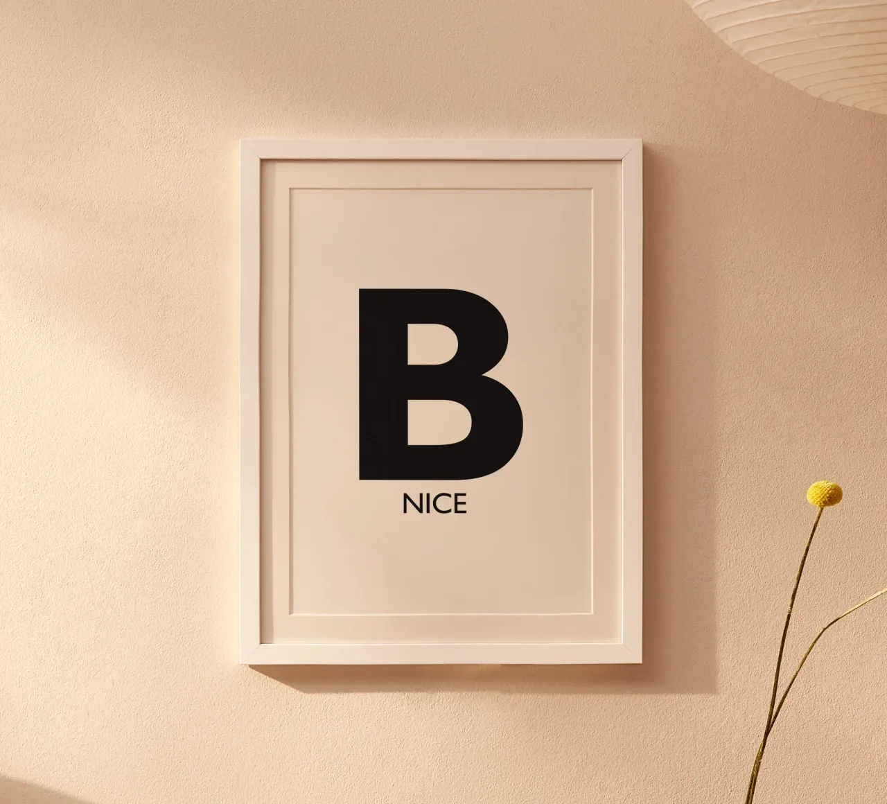 B NICE poster by Meridian Design