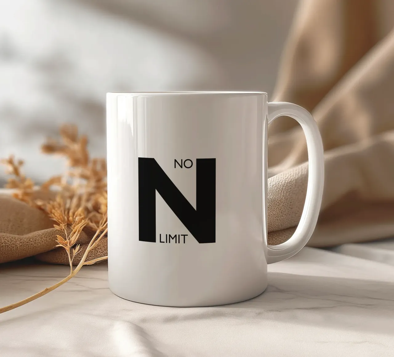 NO LIMIT keramische mok van Meridian Design