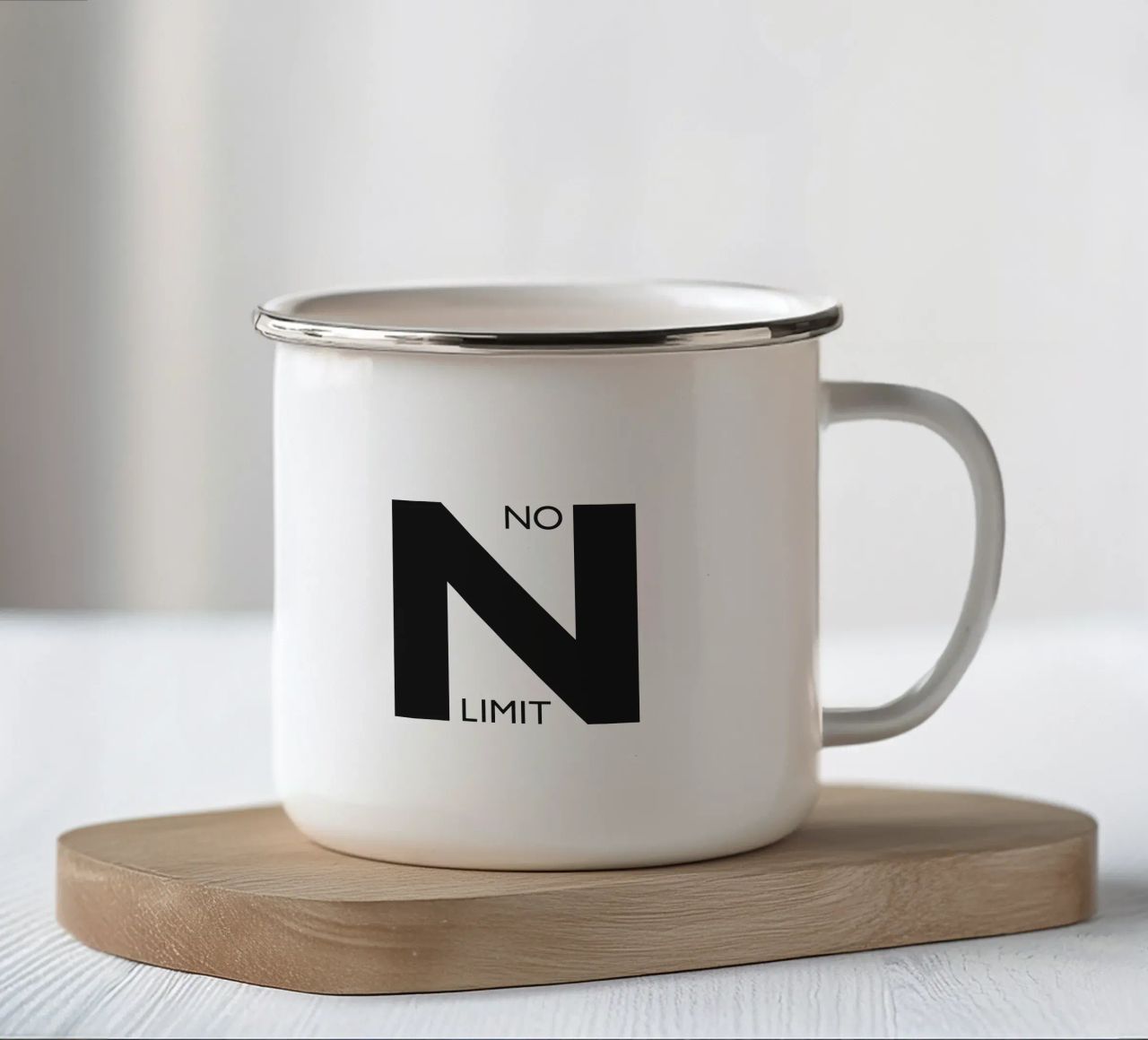 NO LIMIT tazza in smalto da Meridian Design
