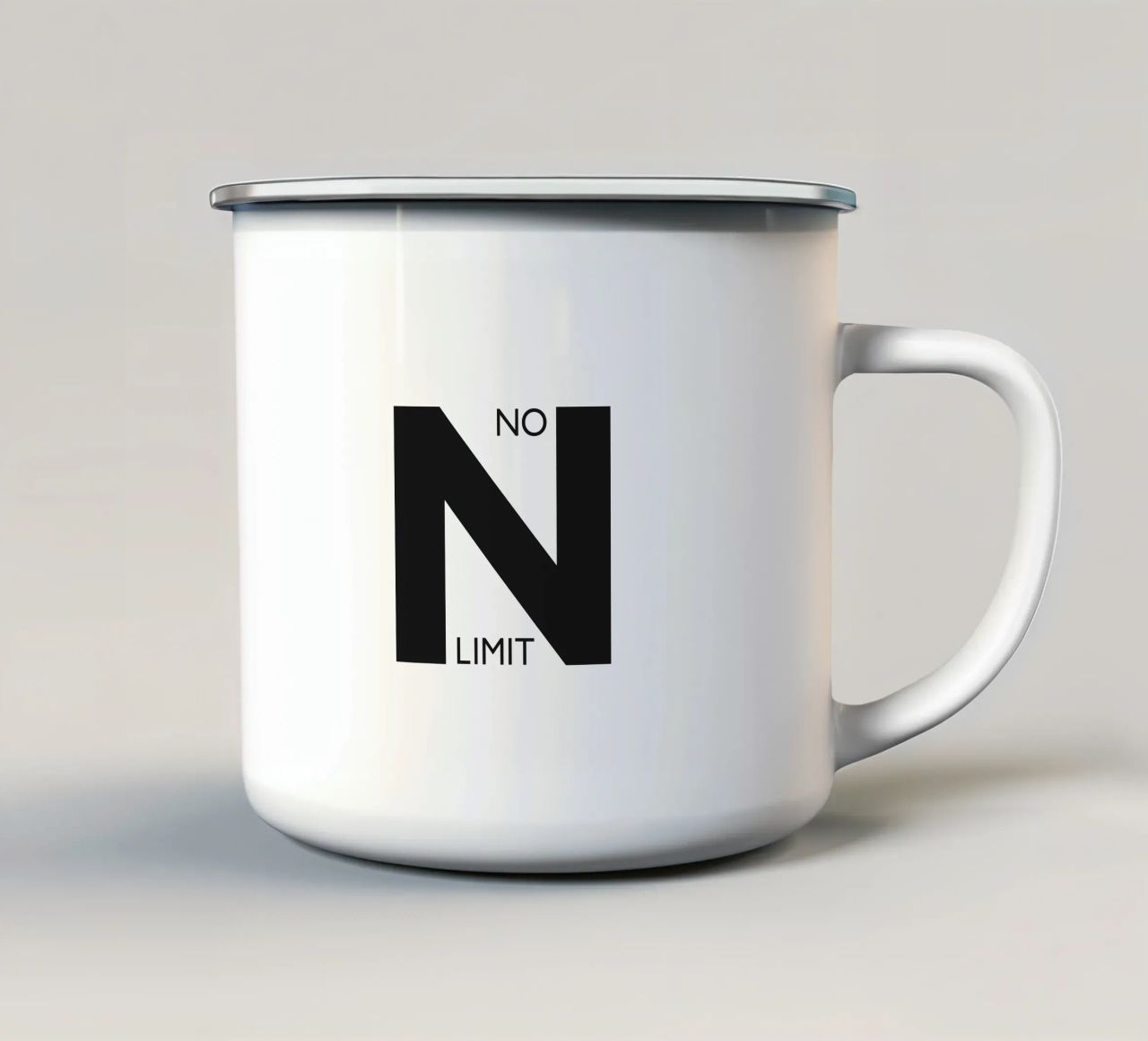NO LIMIT tazza in smalto da Meridian Design