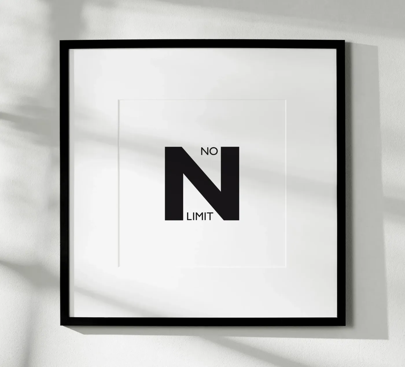 NO LIMIT poster by Meridian Design