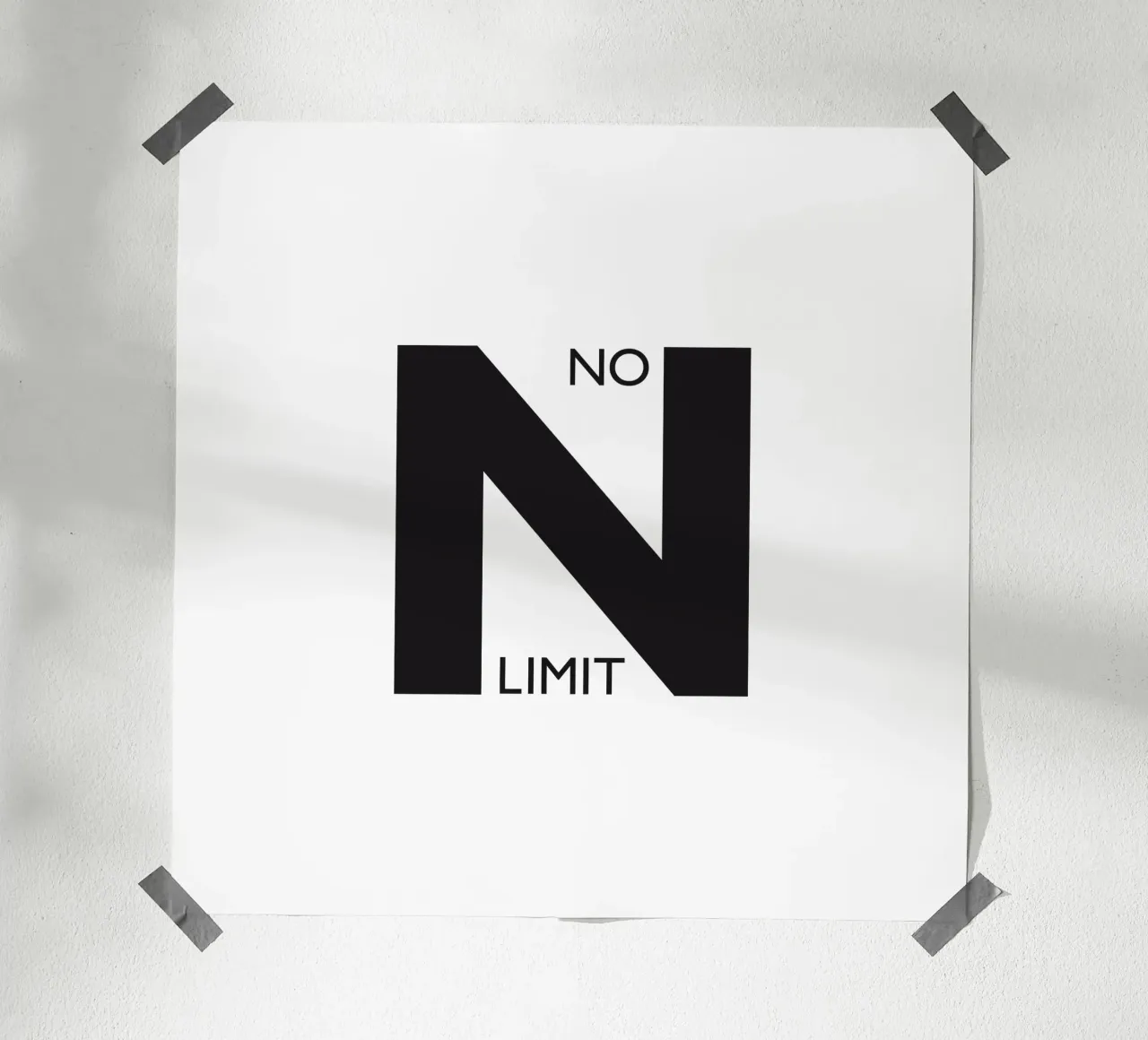 NO LIMIT poster da Meridian Design