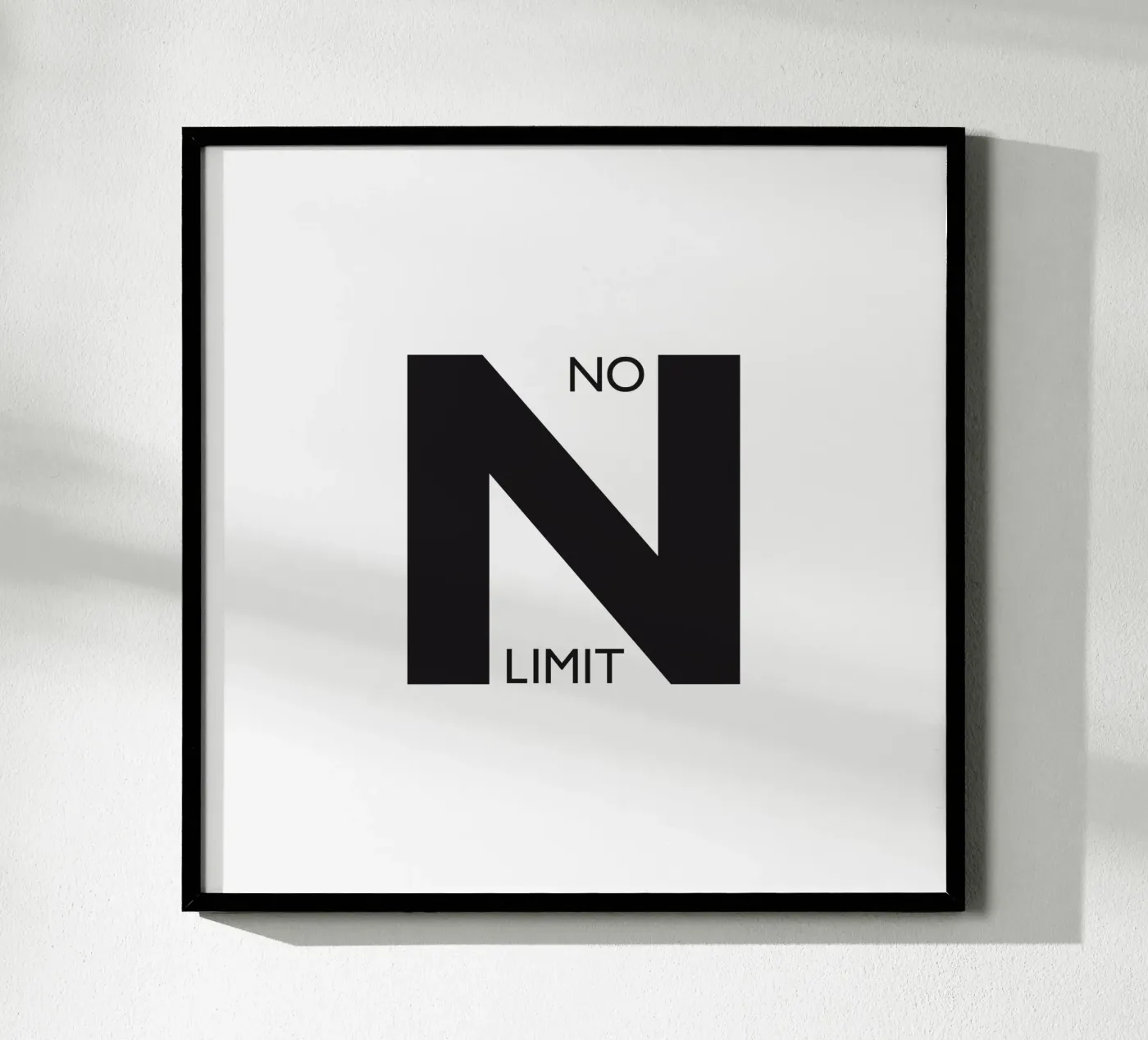 NO LIMIT poster by Meridian Design