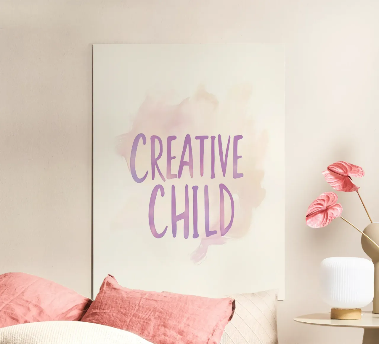 Creative Child poster con telaio in legno da treechild