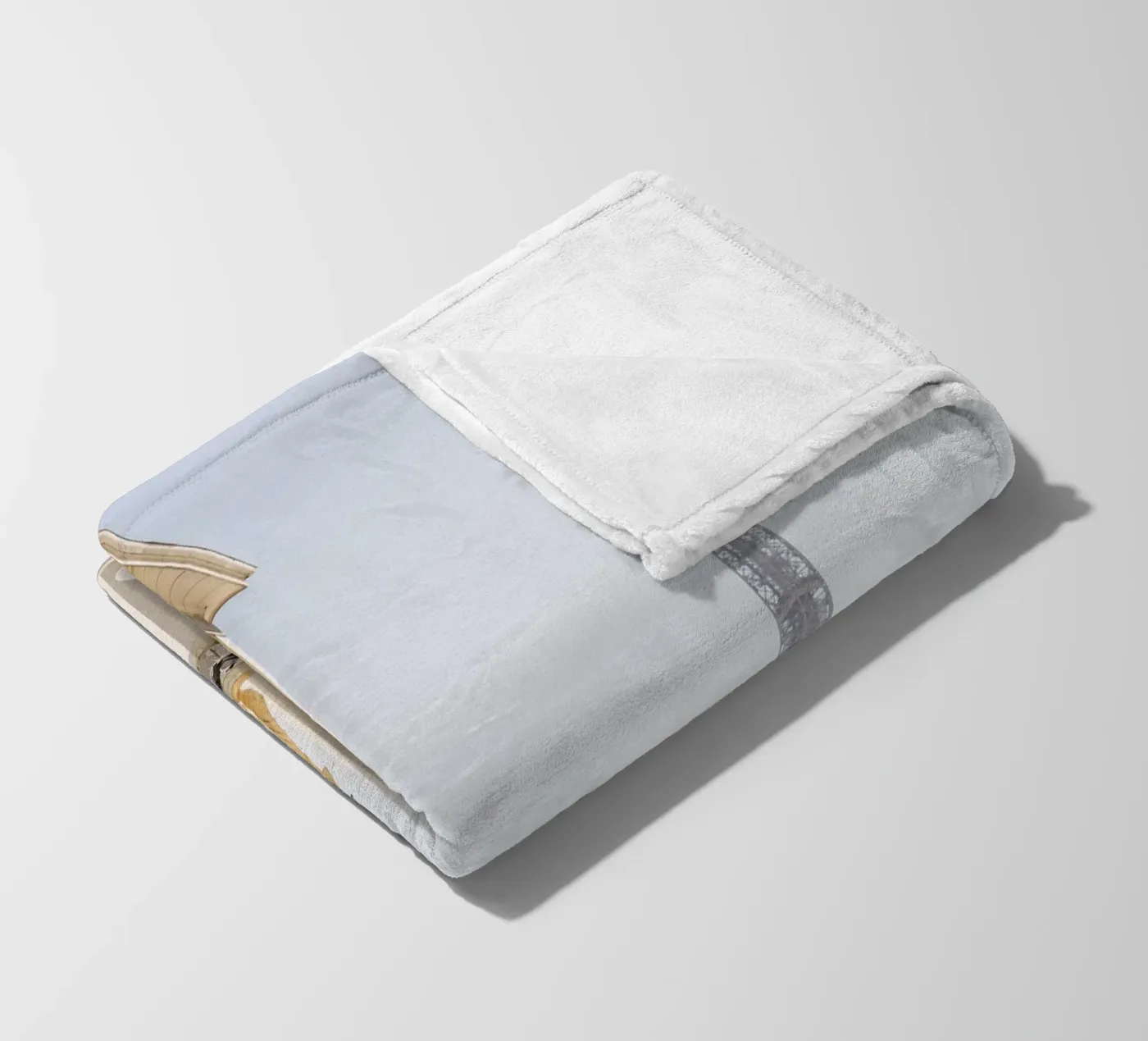 Golde Eiffel Tower fleecedeken van patiphotography