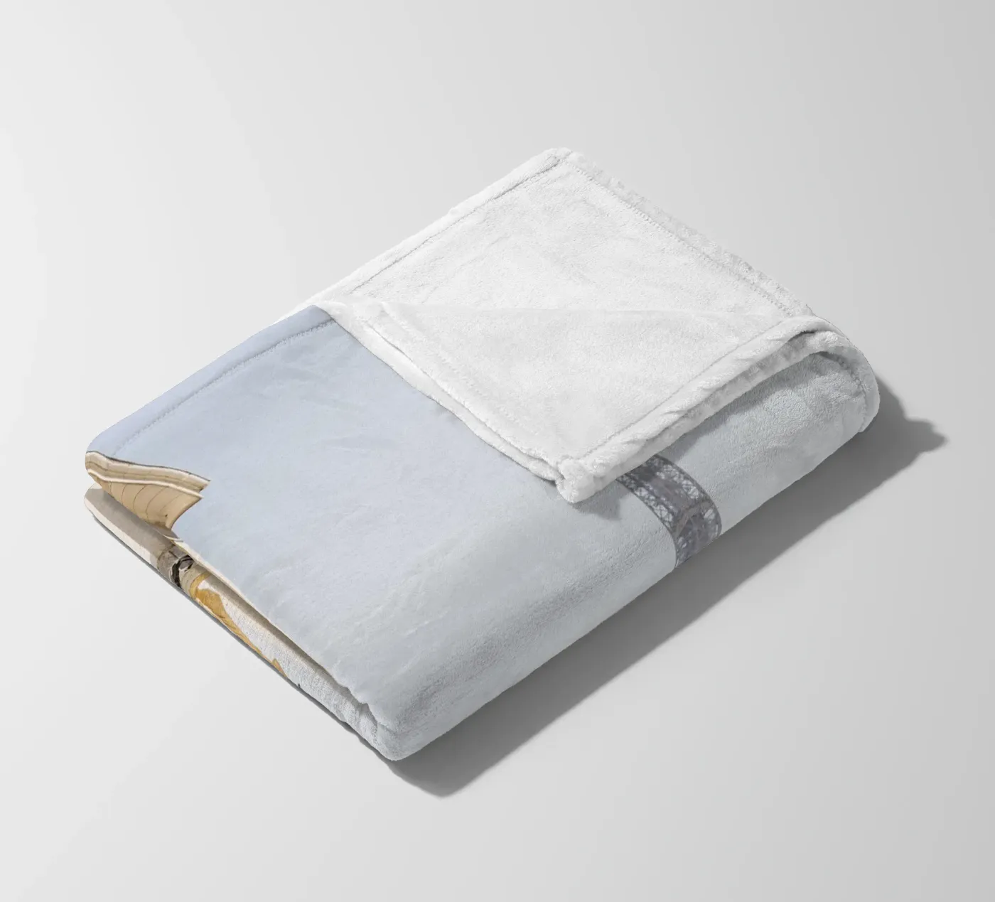 Golde Eiffel Tower fleecedeken van patiphotography