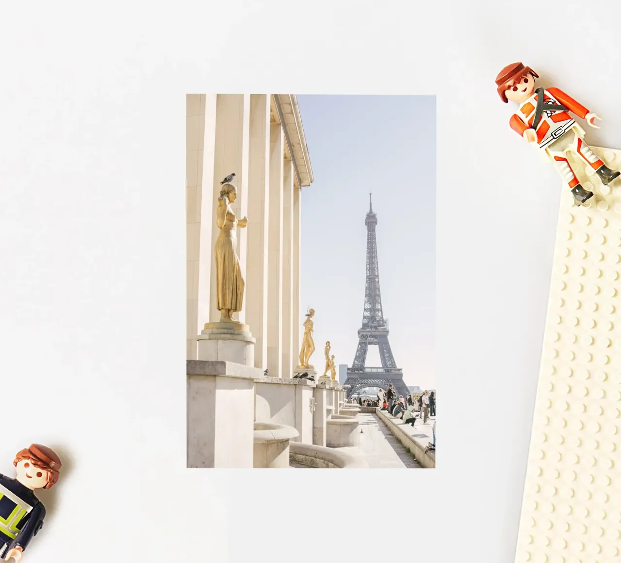 Golde Eiffel Tower adesivo da patiphotography