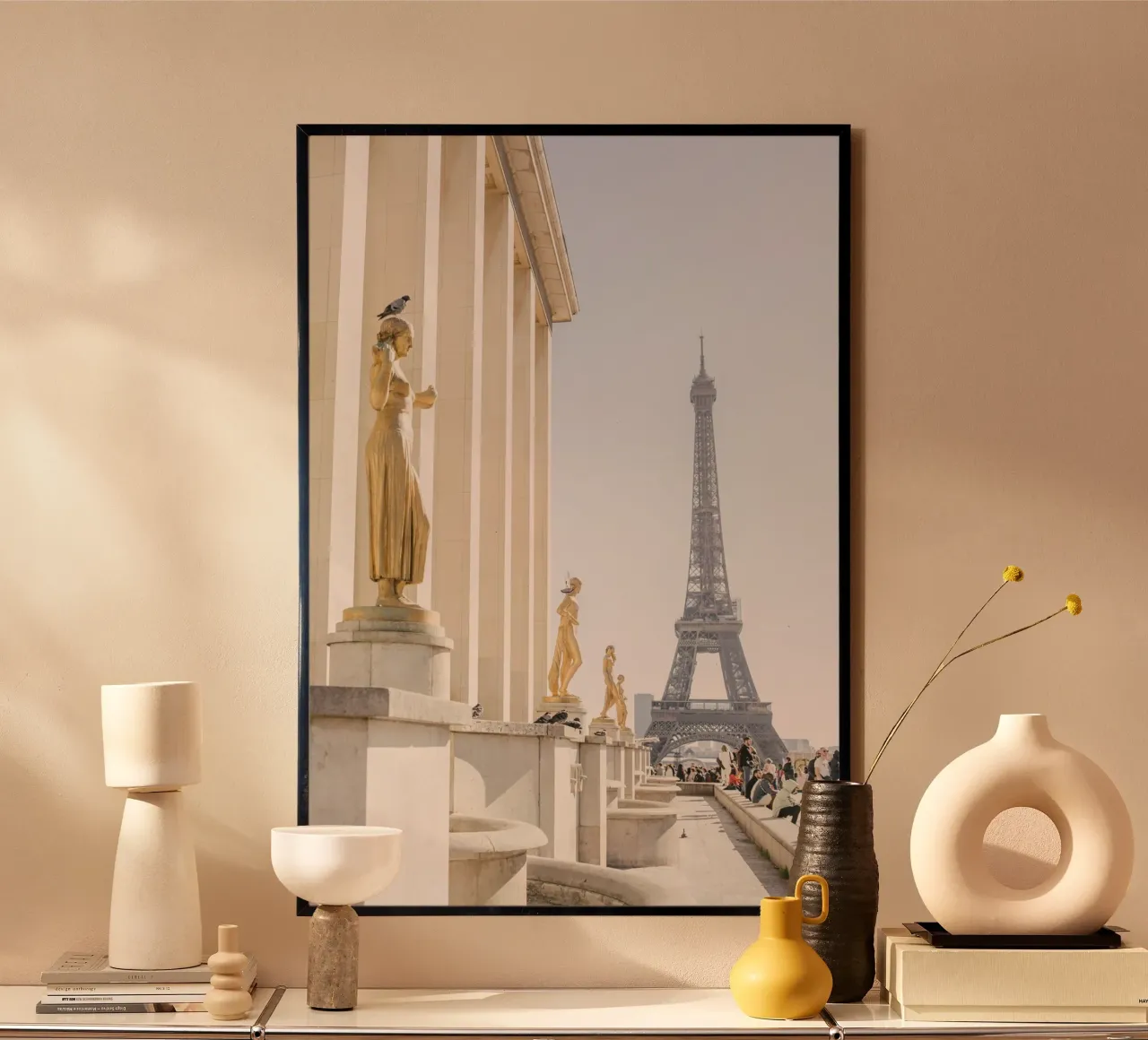 Golde Eiffel Tower carta hahnemühle da patiphotography