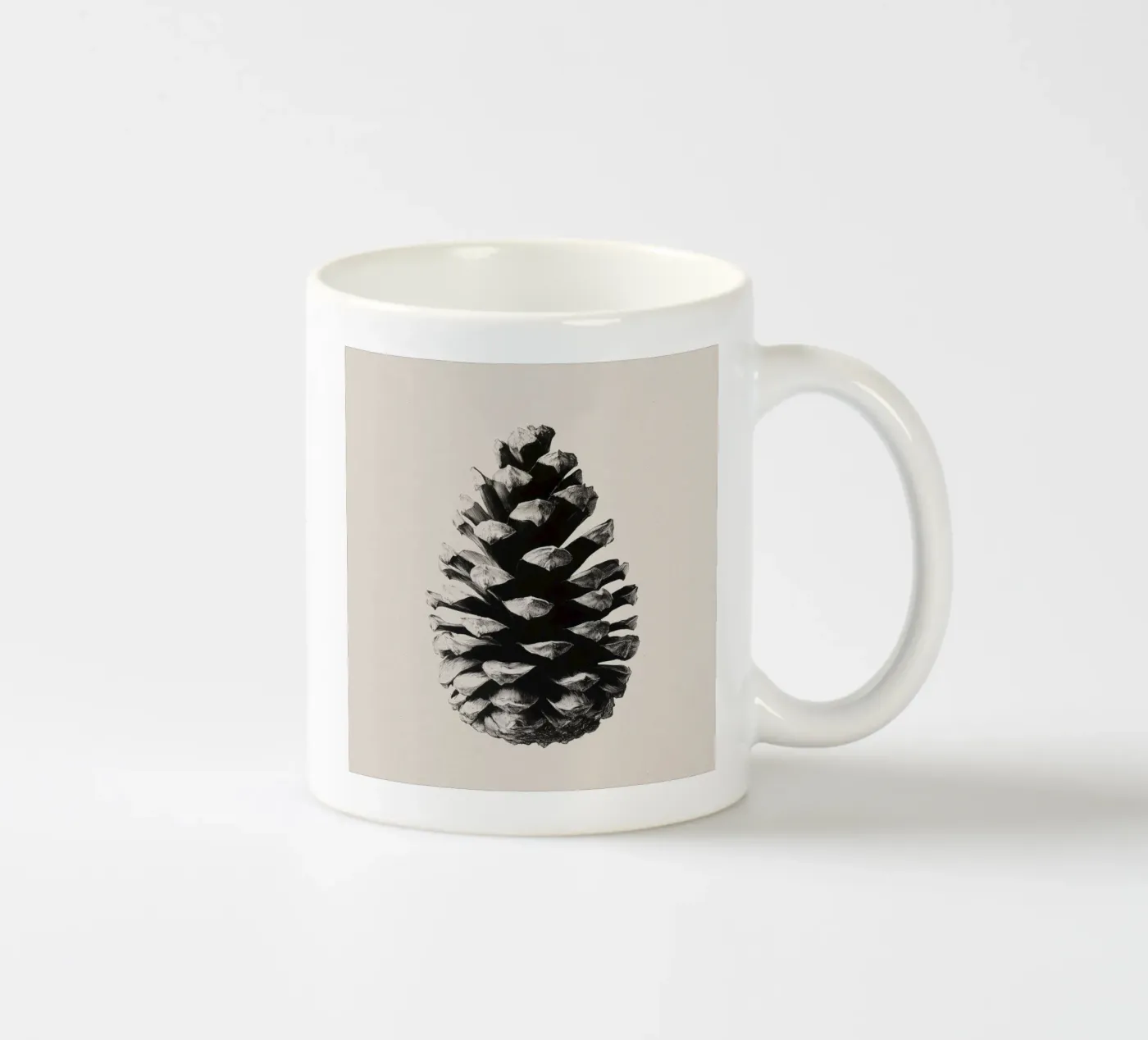 Pine Cone ceramic mug by treechild