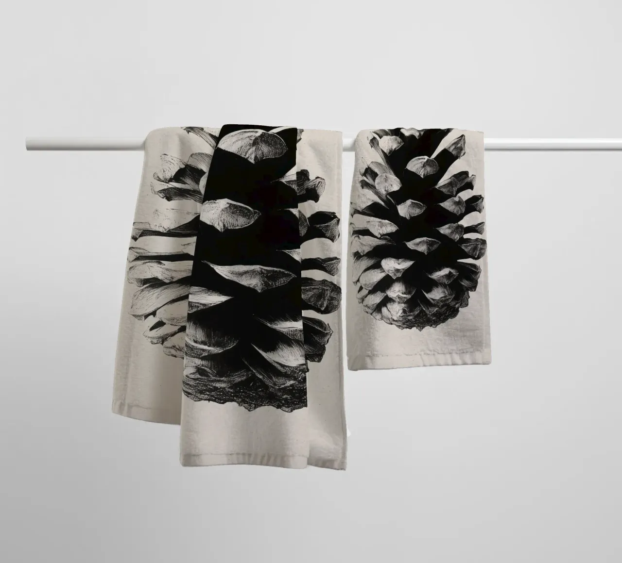 Pine Cone badhanddoek van treechild