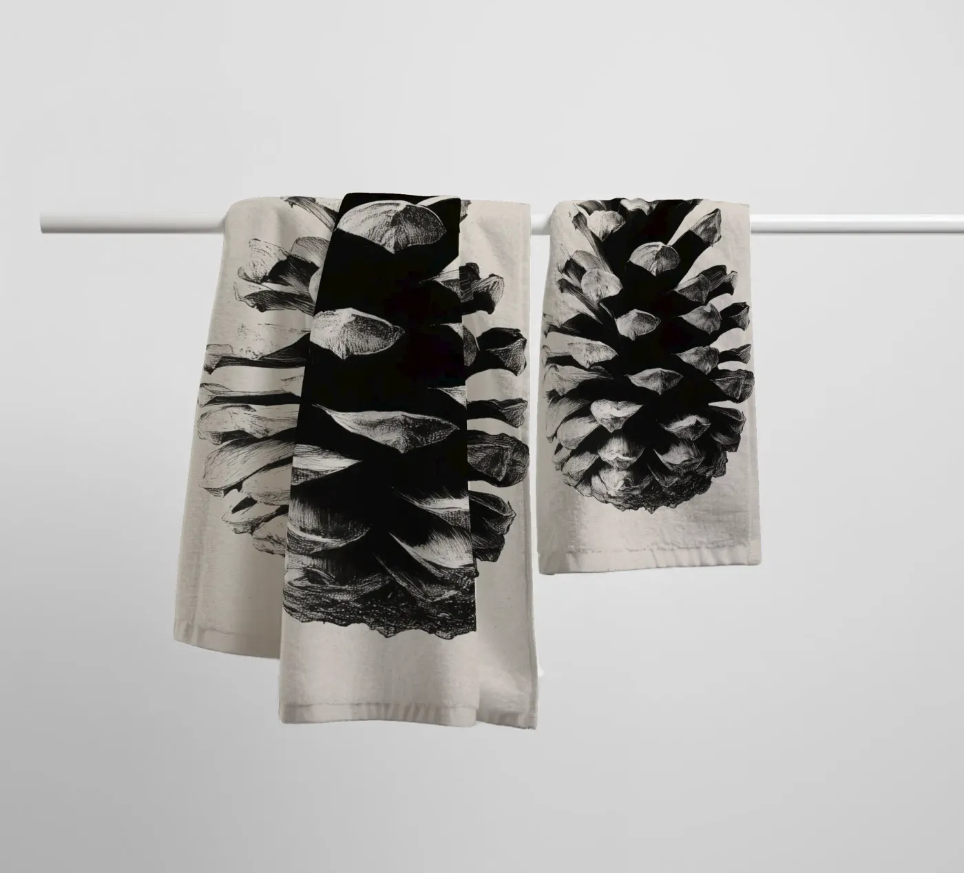Pine Cone badhanddoek van treechild