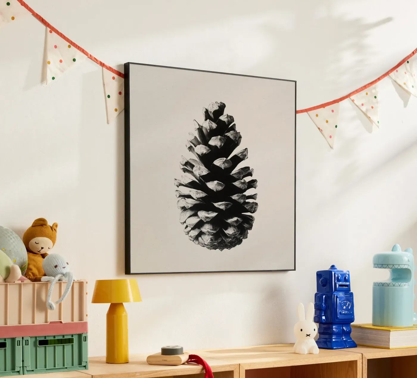 Pine Cone alluminio dibond da treechild