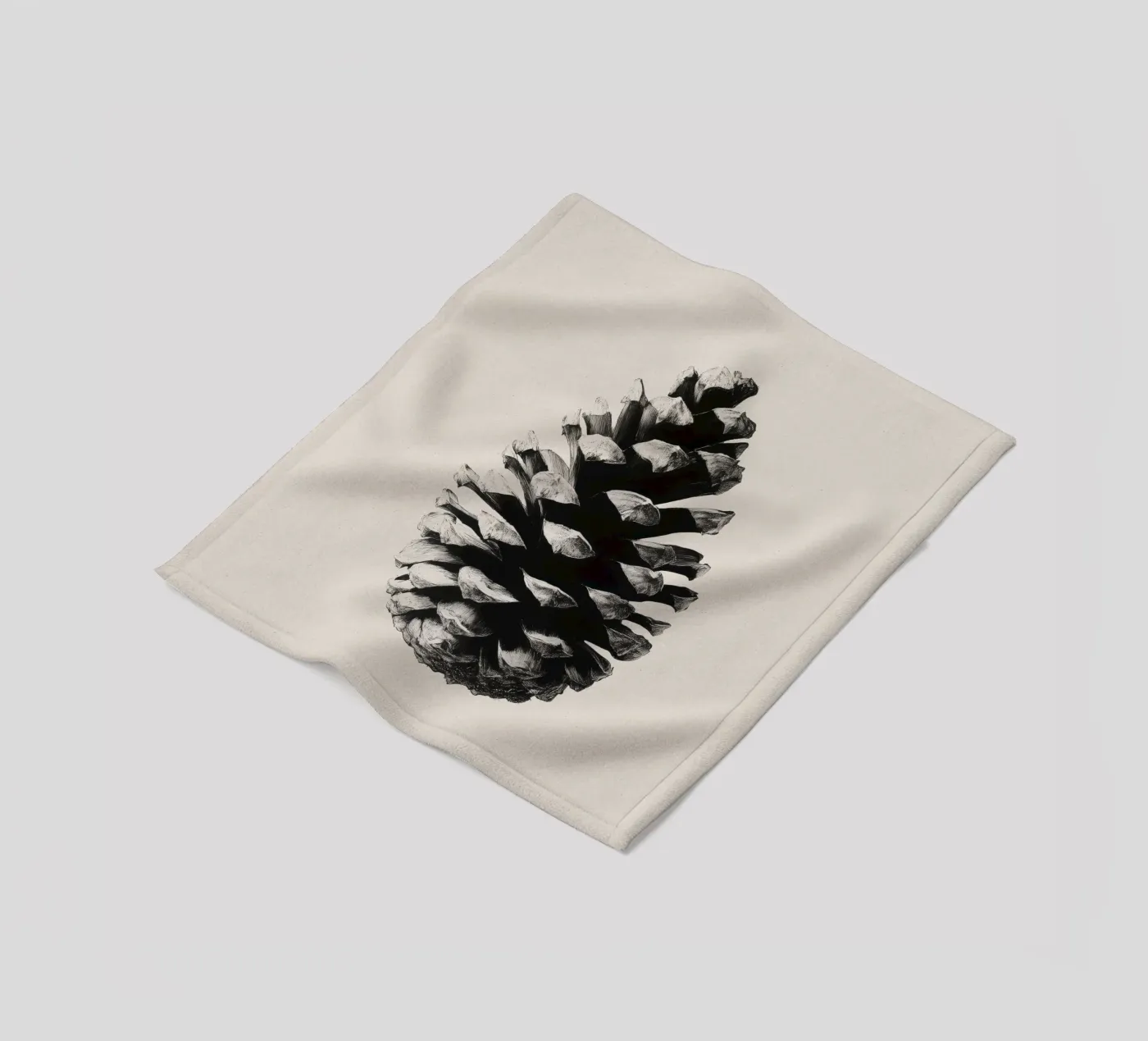 Pine Cone coperta in pile da treechild