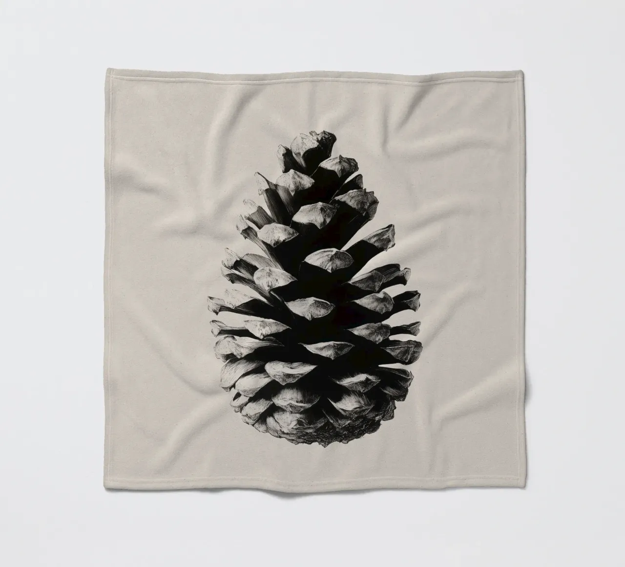 Pine Cone coperta in pile da treechild