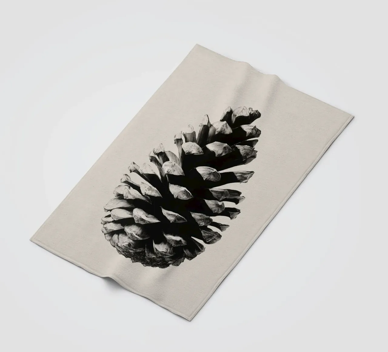 Pine Cone coperta in pile da treechild