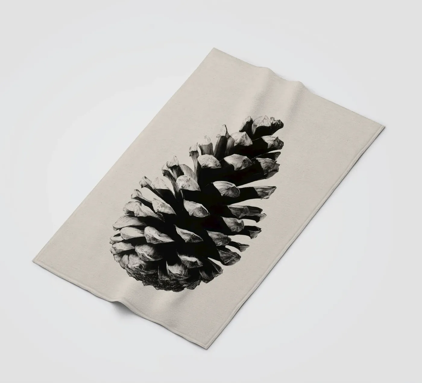 Pine Cone coperta in pile da treechild