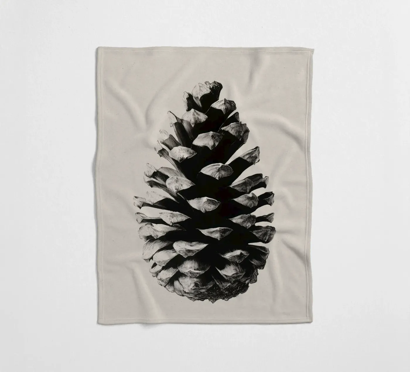 Pine Cone coperta in pile da treechild
