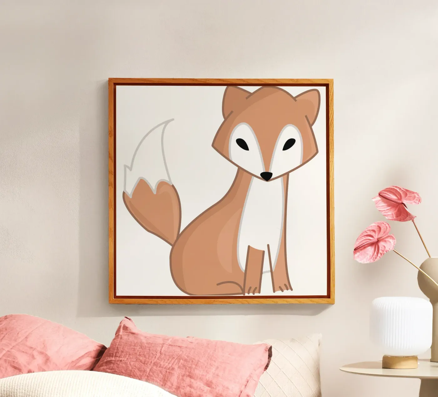Cute Fox Illustration plexiglass da IndigoBird