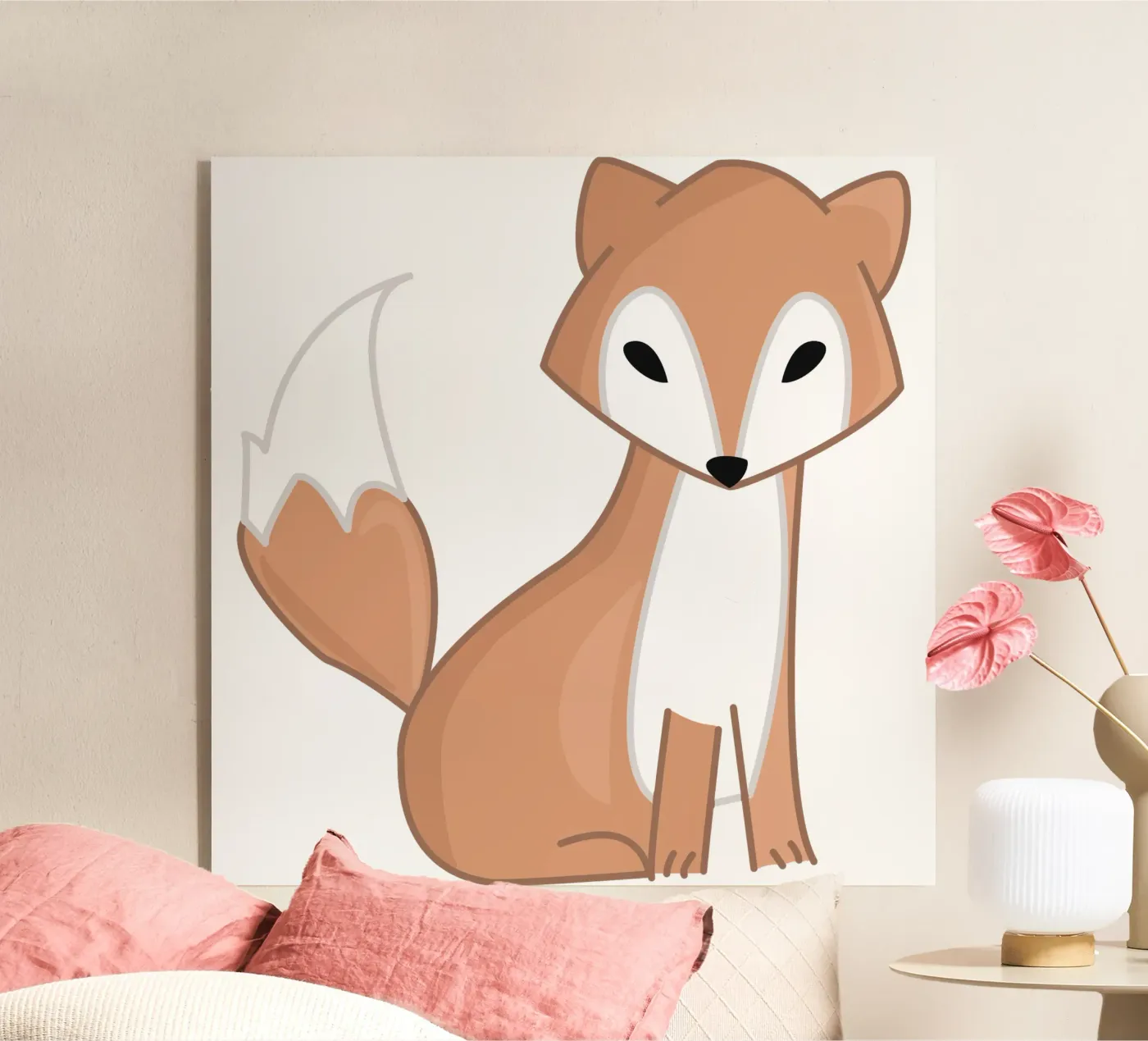 Cute Fox Illustration plexiglass da IndigoBird