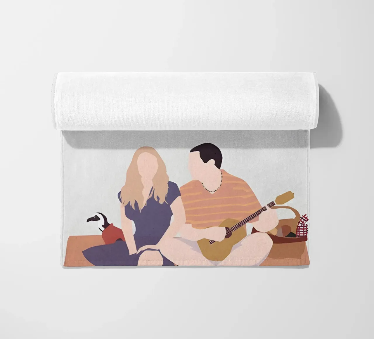 50 First Dates Movie Strandtuch von TheArtstudio