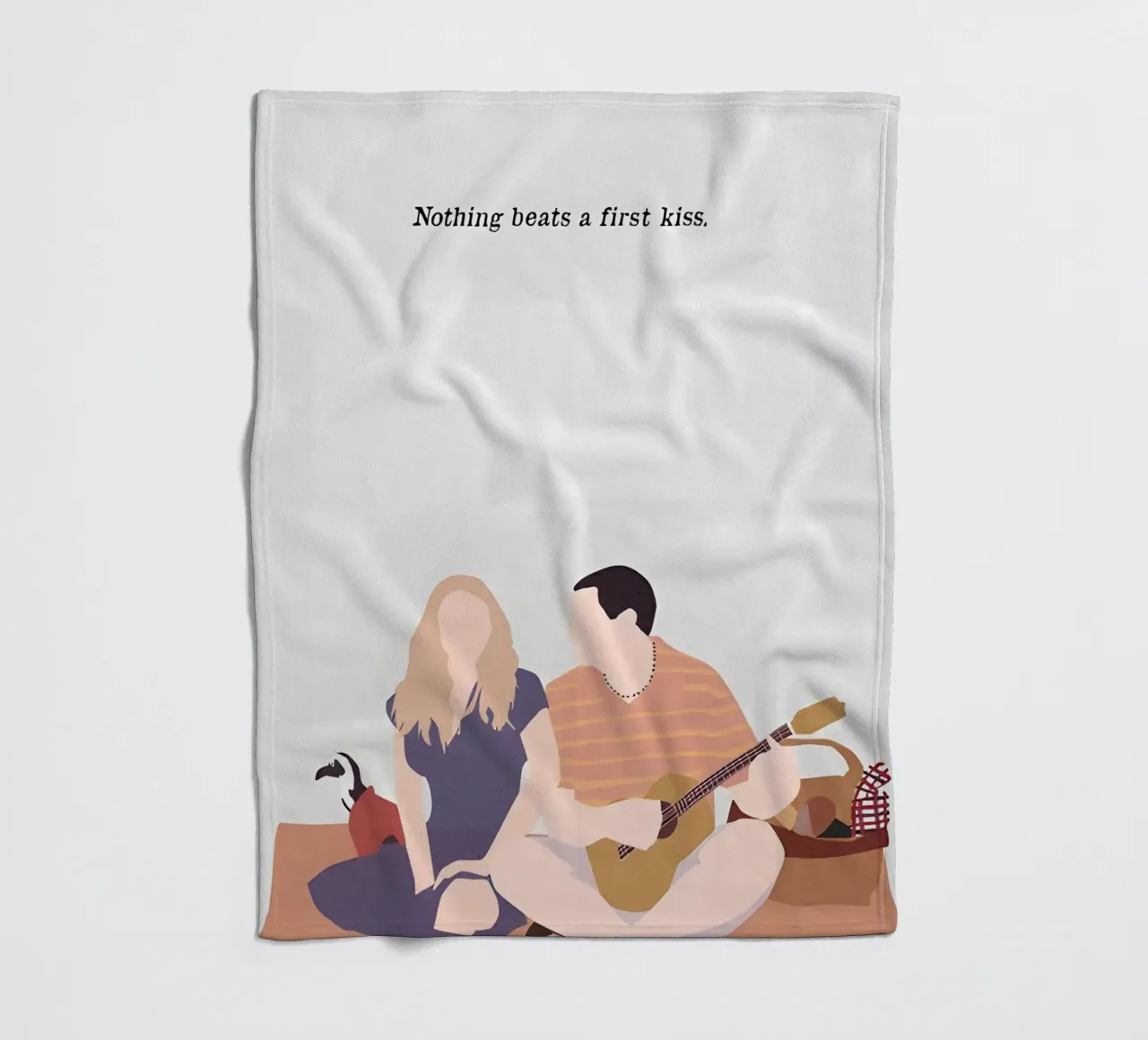 50 First Dates Movie fleece blanket by TheArtstudio