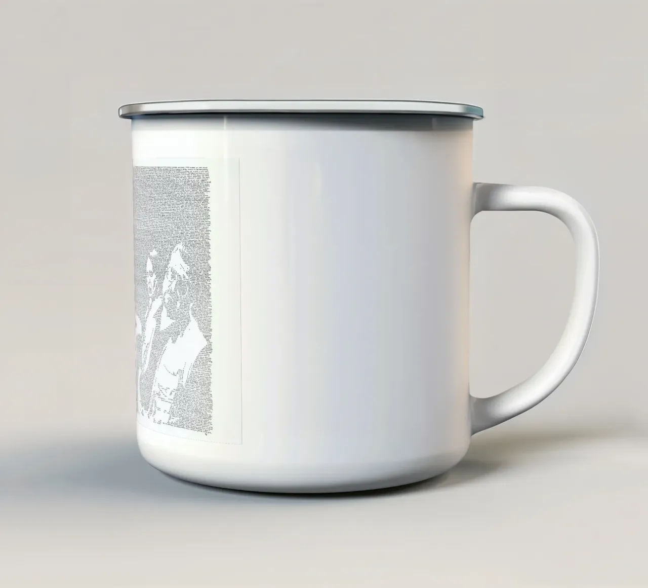 Big Lebowski taza de esmalte de Mike Matola