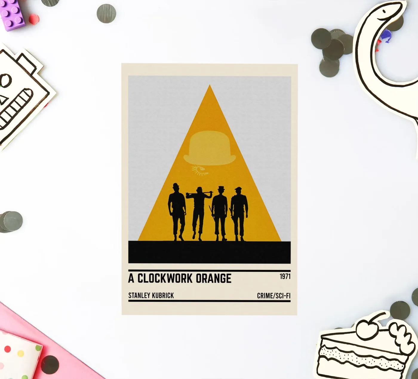 A Clockwork Orange adesivo da TheArtstudio