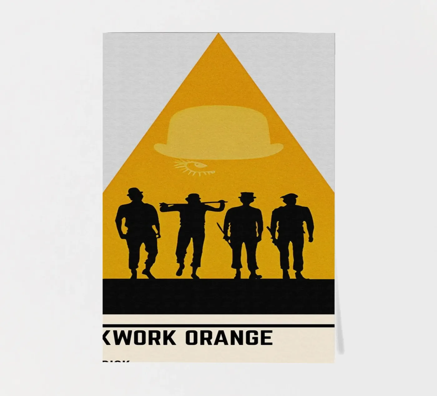 A Clockwork Orange foglio adesivo da TheArtstudio