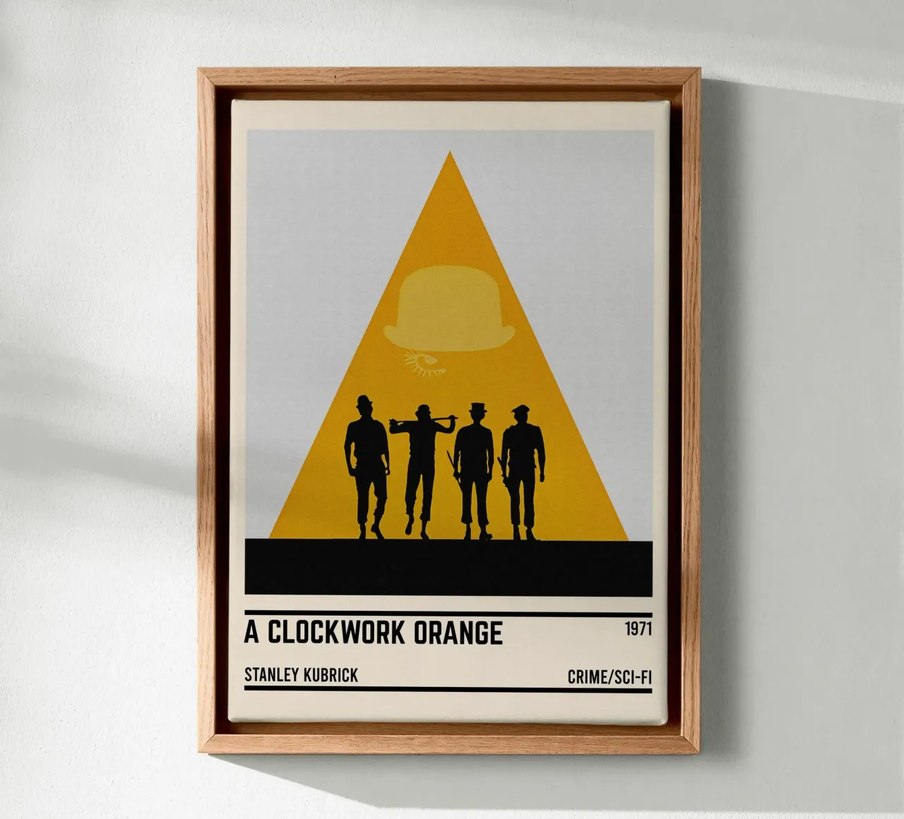 A Clockwork Orange tela con Cornice a cassetta da TheArtstudio