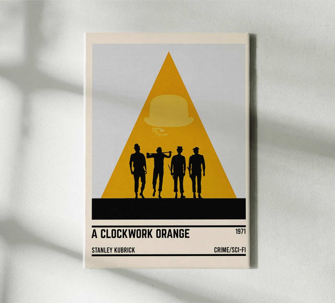 A Clockwork Orange tela con Cornice a cassetta da TheArtstudio