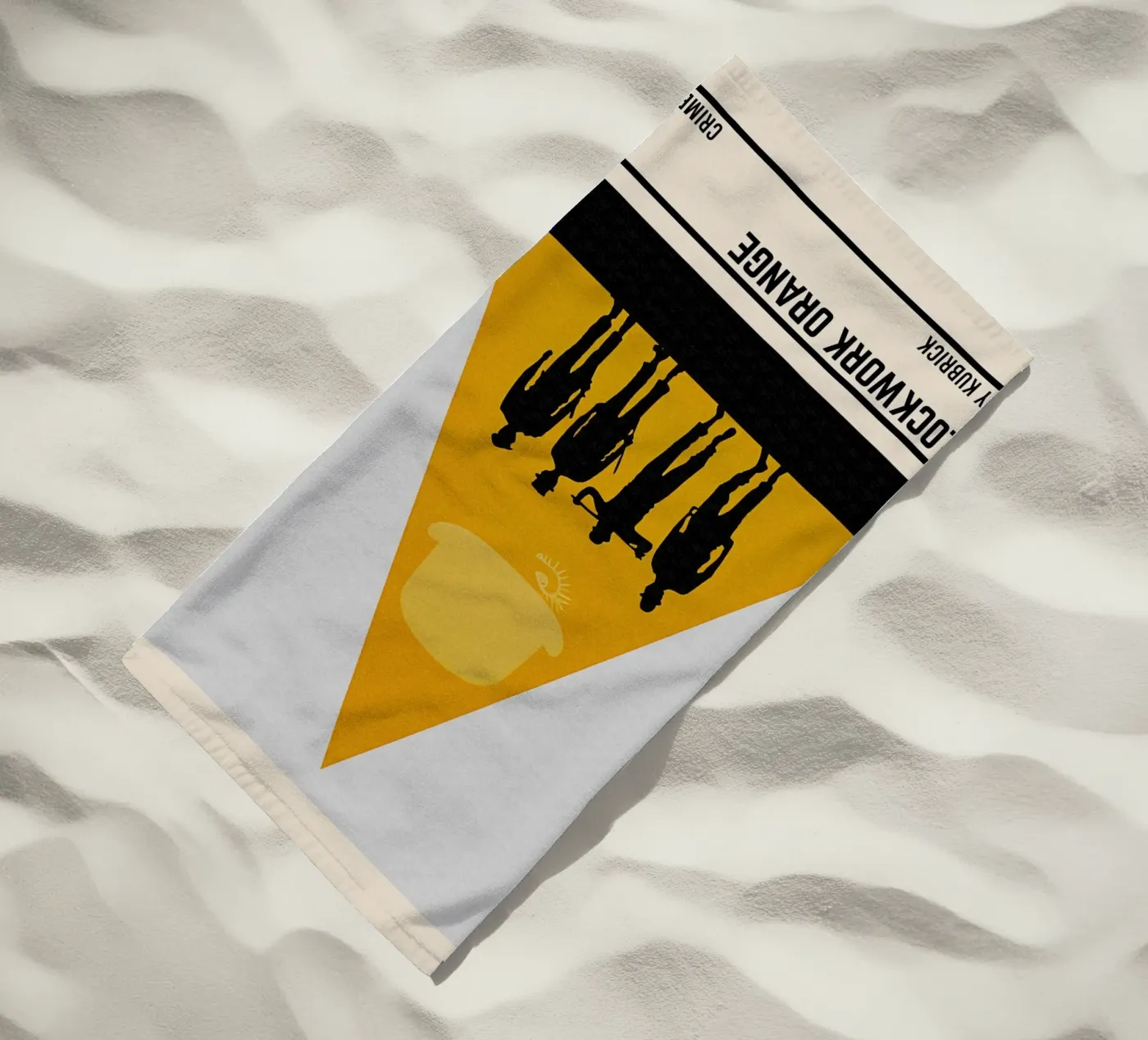 A Clockwork Orange beach towel by TheArtstudio