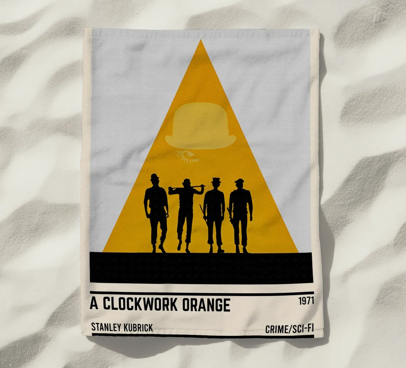 A Clockwork Orange beach towel by TheArtstudio