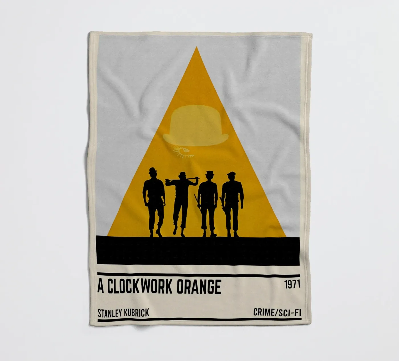 A Clockwork Orange fleece blanket by TheArtstudio