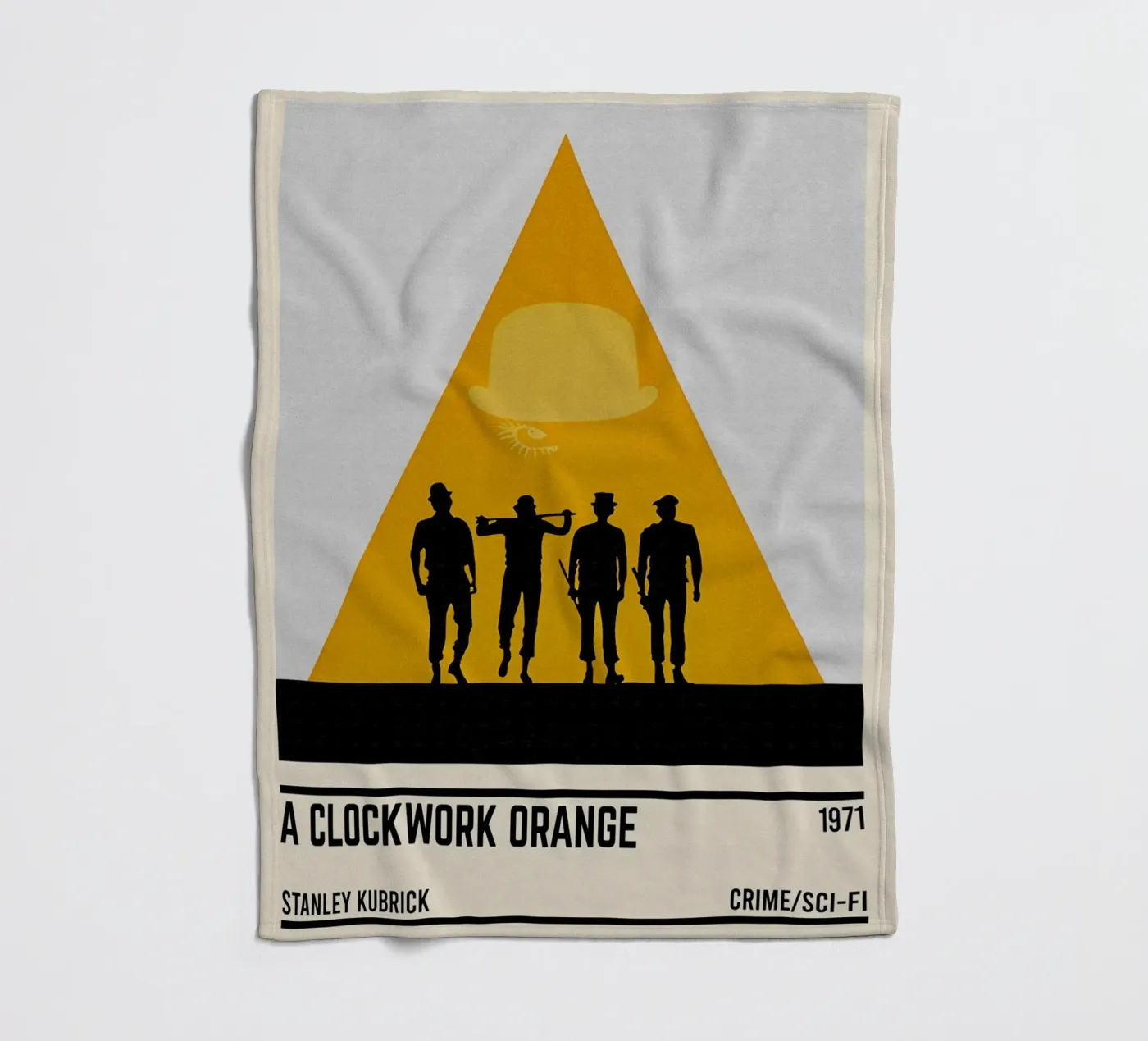 A Clockwork Orange fleece blanket by TheArtstudio