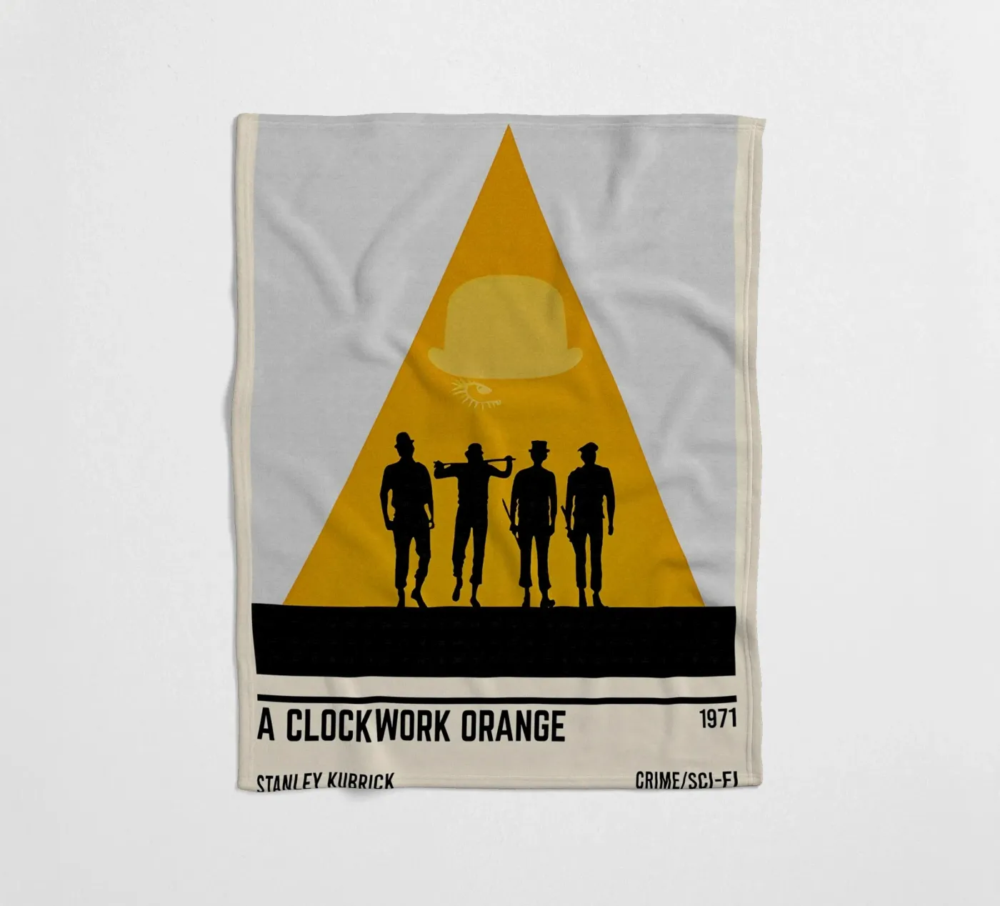 A Clockwork Orange fleece blanket by TheArtstudio