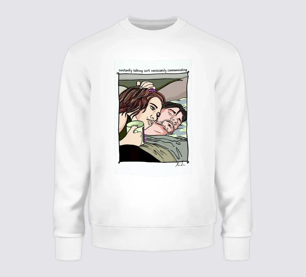 Eternal sweatshirt van Linda van Bruggen