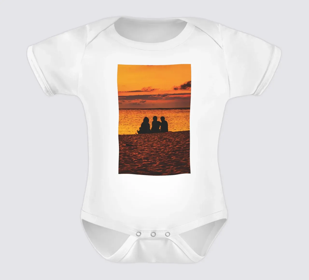 Vue sur le coucher de soleil dans les Caraïbes body bébé de Dave Hare Photography