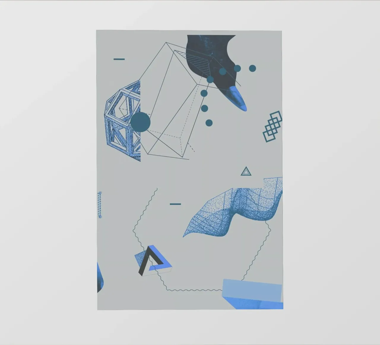 Objects 09 backlit folie van Andreas Jarner